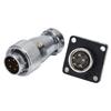 500V WS16 Luftfahrtstecker Buchse Verbinder WS16 Pin Stecker Buchse Wasserdichter Stromverbinder