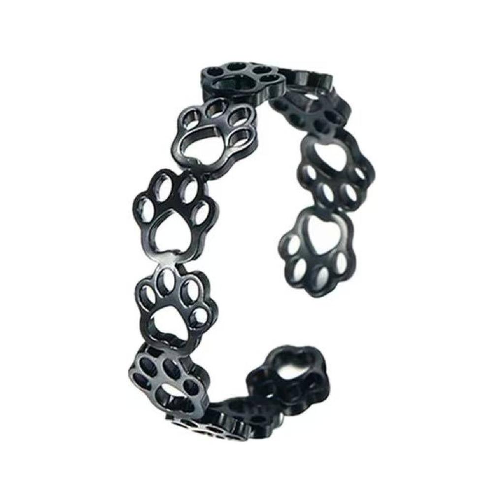 Animal Cat Claws Ring for Women Girls Adjustable Ring Stainless Steel Jewelry Gifts