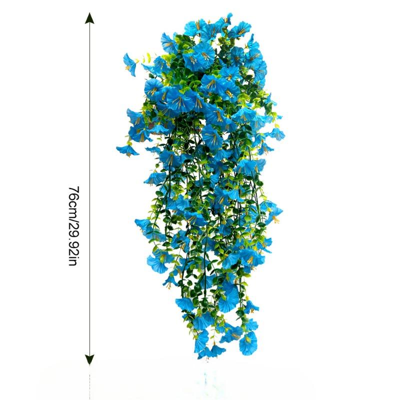 Artificial Green Plants Eucalyptus Morning Glories Wall-hung Home Outdoor Wedding Courtyard Decoration and Arrangement