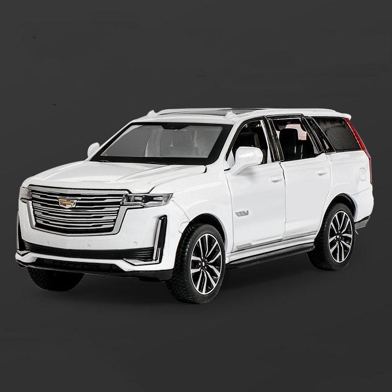 1:32 Ram Pickup Escalade Miniature Alloy Car Toy Diecast Models with Sound Light Doors Opened Pull Back Vehices Gift for Friends