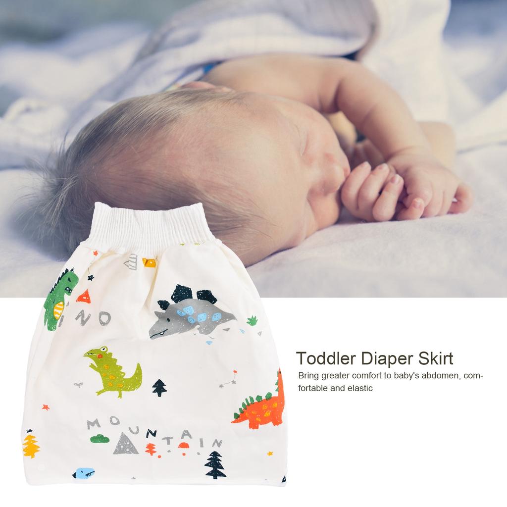 Diaper Skirt Unisex Waterproof Baby Diaper Guards Incontinence Cover Shorts for Potty Training