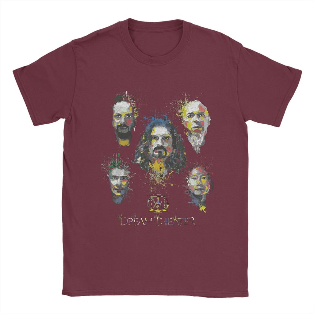 Herren D-Dream Theaters T-Shirts Reine Baumwolle Kleidung Lässige Kurzarm Rundhals T-Shirts Geburtstagsgeschenk T-Shirts