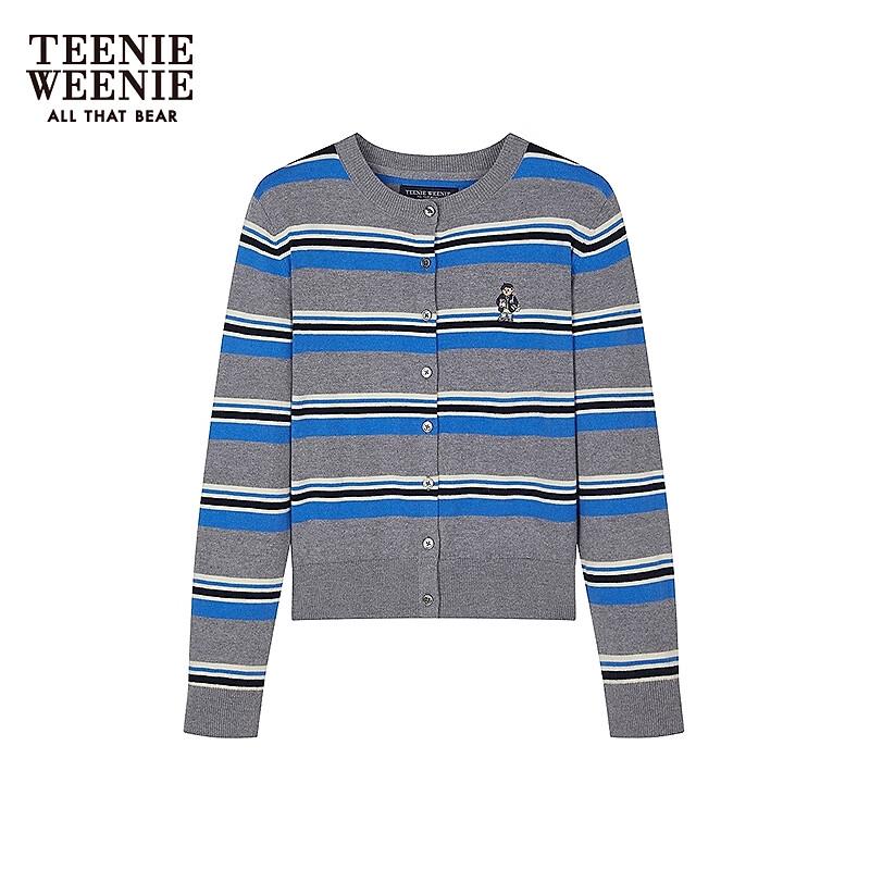 Teenie Weenie Striped Knit Cardigan