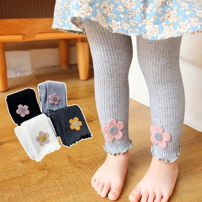 Spring And Autumn New Thin Children'S Leggings For Outerwear, Stylish Children'S Leggings For Small And Medium-Sized Girls And Baby Pants
