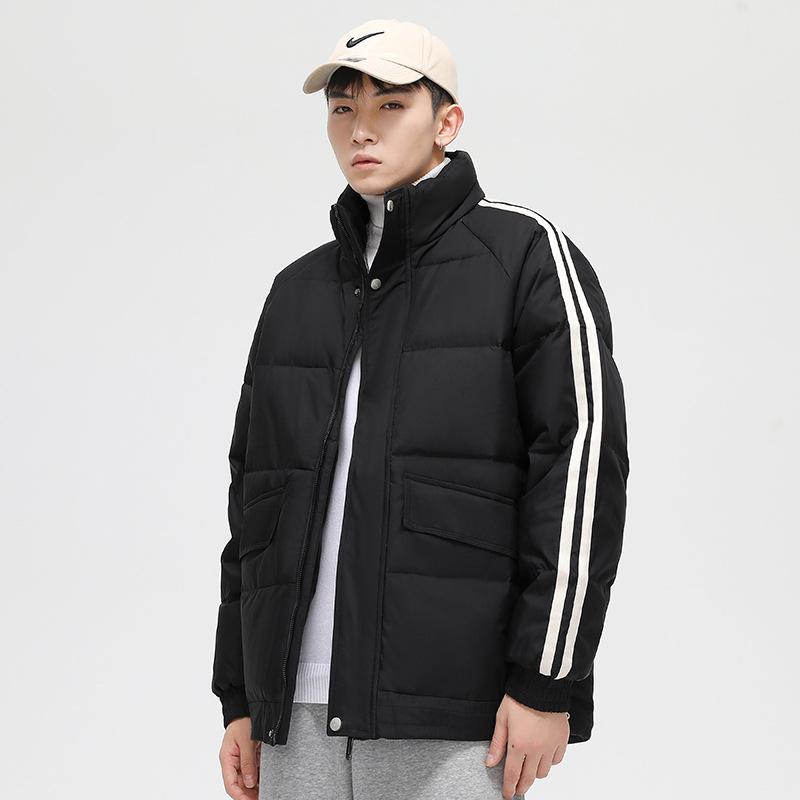 

Autumn and winter down jacket jacket for men and women, couple s clothes, youth fashion, handsome, all-matching winter clothes, thickened warm jacket M