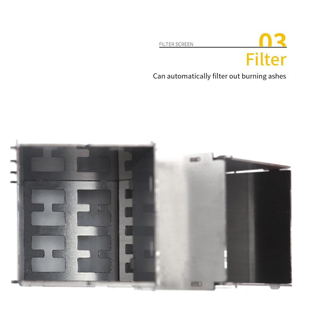 Outdoor Convenient Stove Foldable Portable Stainless Steel Wood Burning Stove for Camping Picnic