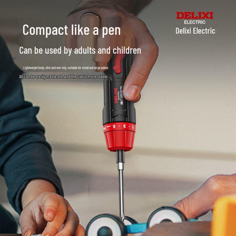 Delixi Multifunktions-Elektroschrauber & Mini-Lithiumbohrer für den Heimgebrauch