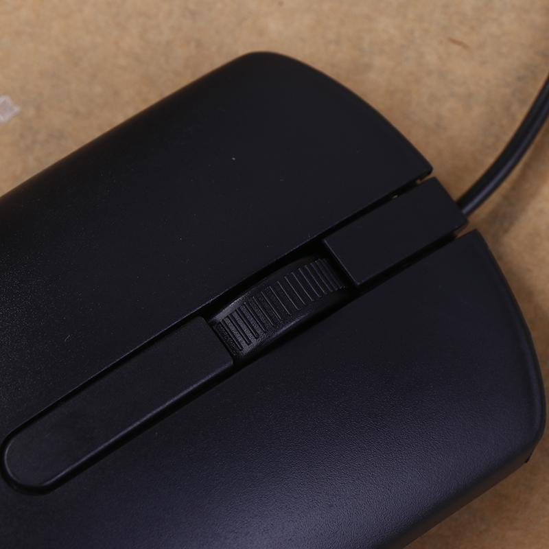 Für Ms116 Optische Zuverlässige Kabelgebundene USB-Maus Scrollrad 2 Tasten Schwarz Business Laptop Büro