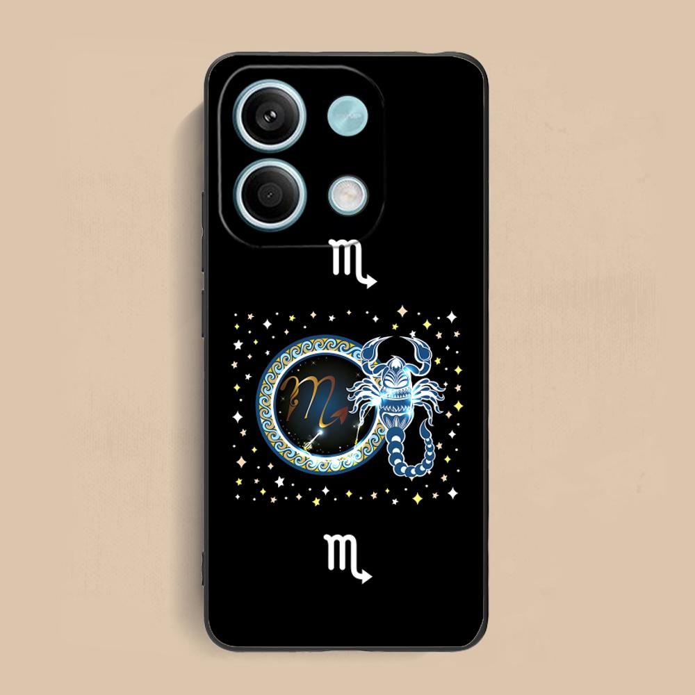 

Zodiac Sign Scorpio Mobile Phone Case for Xiaomi Redmi Note 14 13 12 11 S Pro Plus 4G 5G Colour Printing Cover Luxury Pretty Redmi Note 11S 4G