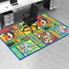 Looney Tunes Stuhlmatte für Schreibtisch Cartoon-Charakter Teppich für Heimdekoration, Büroteppich, Geeignet für Schlafzimmer, Wohnzimmer, Verschiedene Räume