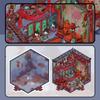 Cartoon Micro-terror Series Zombie Bride Landscape Sticker 3D Miniature World Unzipped DIY Scene Account
