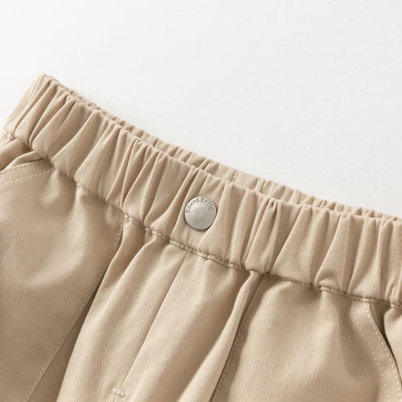 Boys' Autumn Casual Cuffed Cargo Pants