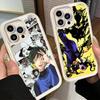 Phone Case for iPhone 17 Air 16E 15 16 Pro Max Blue L-Lock Bachira Meguru Cover 14 Plus 13 12 Mini Soft Shell Silicone Fundas