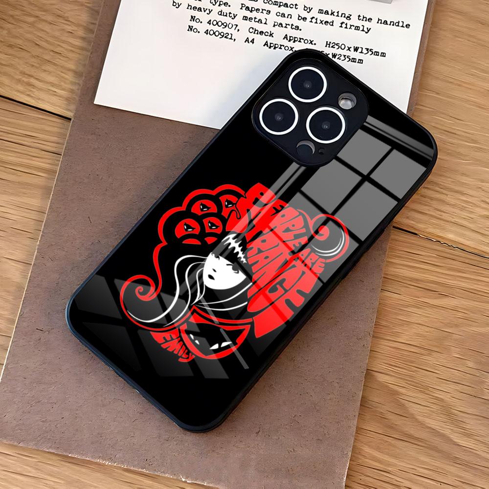 Comic Book E-Emily The S-Strange Phone Case For IPhone 17 Air 16 E Pro Max 15 14 13 Mini 12 Pro 11 Max Plus Black Glass Cover