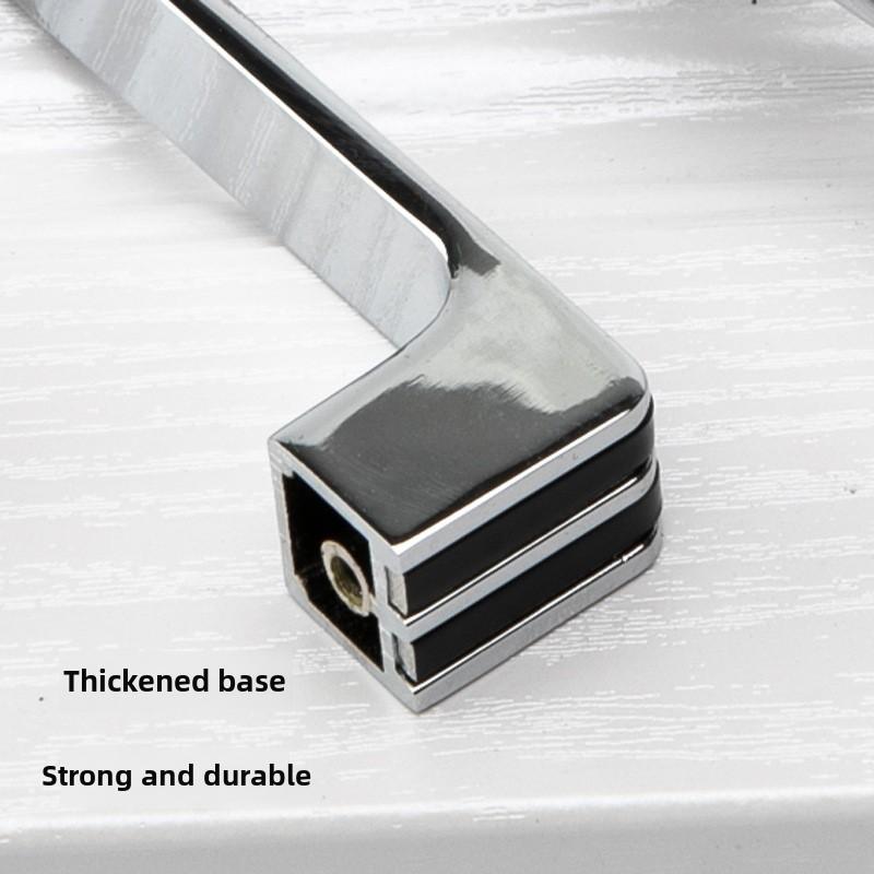 Tür Kleiderschrank Knopf Silber Schwarz Schublade Schrank Griff Quadratisch Schrank Küchenbeschläge Nordischer Stil Zinklegierung Box Griff