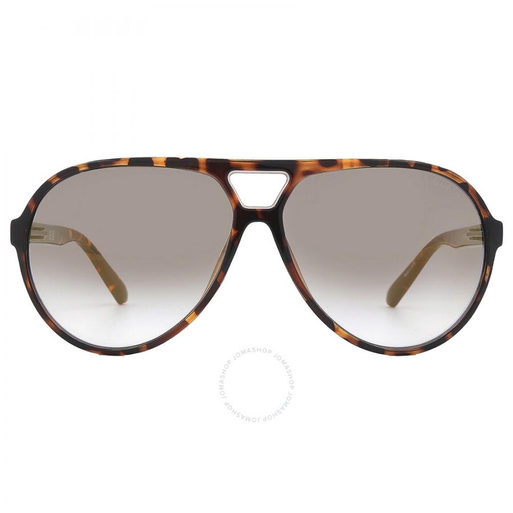 

Guess Factory Brown Mirror Pilot Unisex Sunglasses GF5070 52G 60