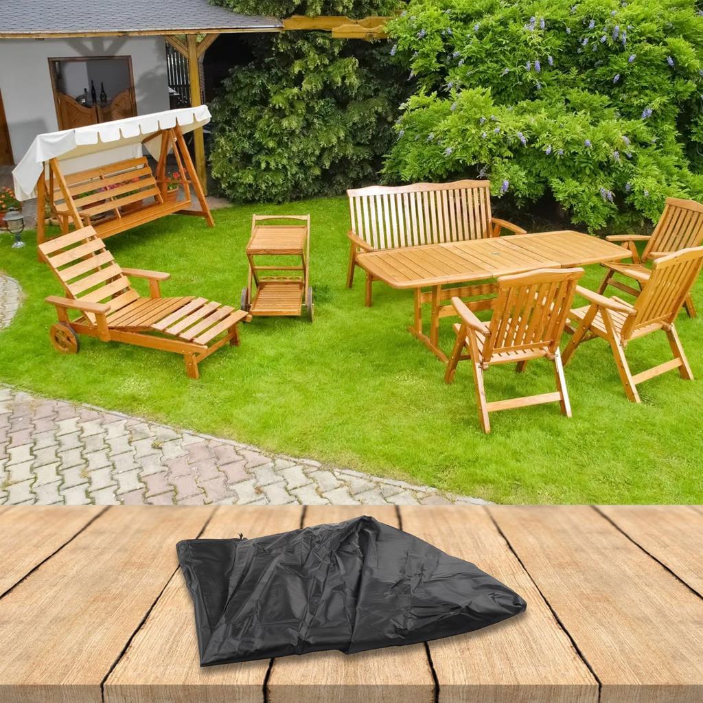 Chair Protect Cover Outdoor Chair Cover Adjustable Fixing Dust Cover Easy Attachment Easy Installation Ripstop Fabric