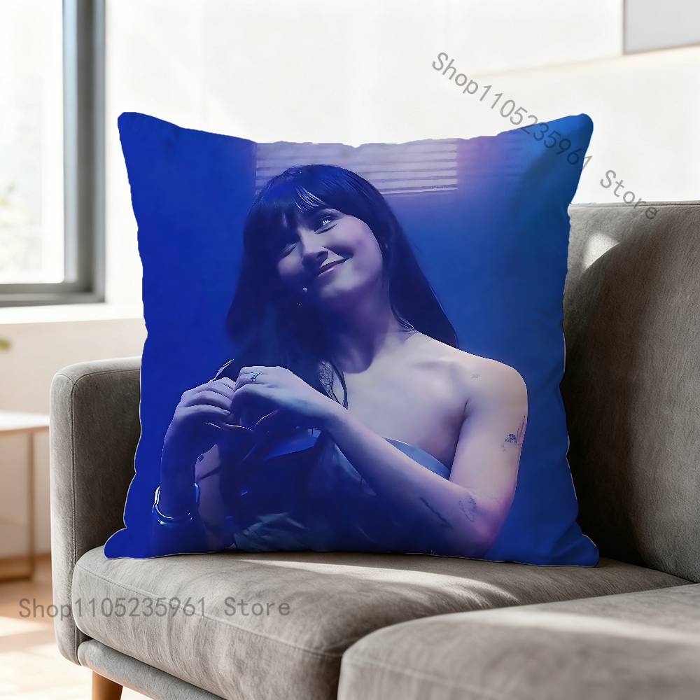 AAitana Cuarto Azul Pillowcase for Sofa Room Office Decor Printing Protector Cushion Cover Valentine gift Custom