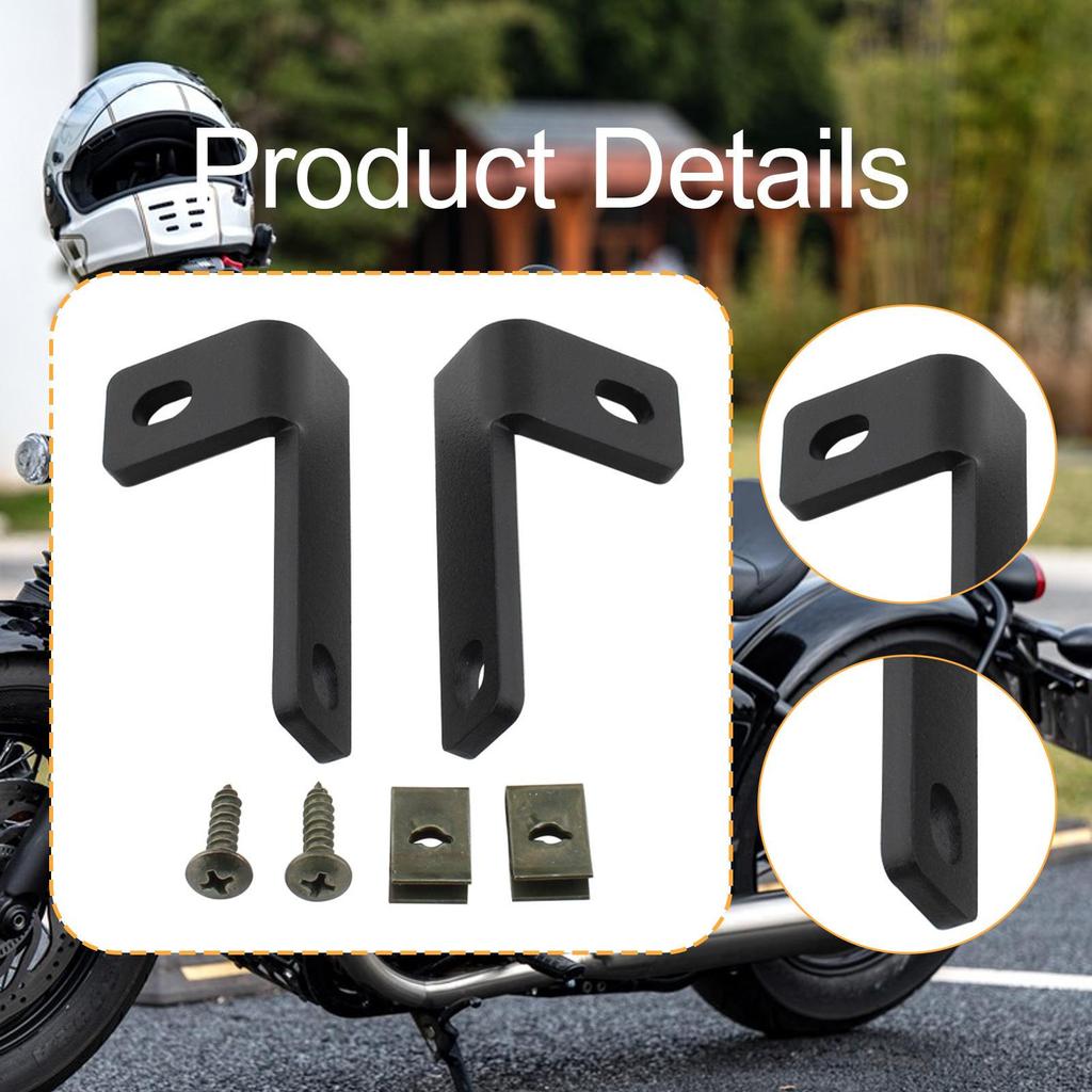 2x Fog Lamp Brackets Motorcycle Bracket Iron Easy Installation Spare Parts for Pcx125/150 2018-2026
