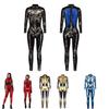 Sexy Iron Man Harley Quinn Halloween Cosplay Jumpsuit Women's Bodysuit
