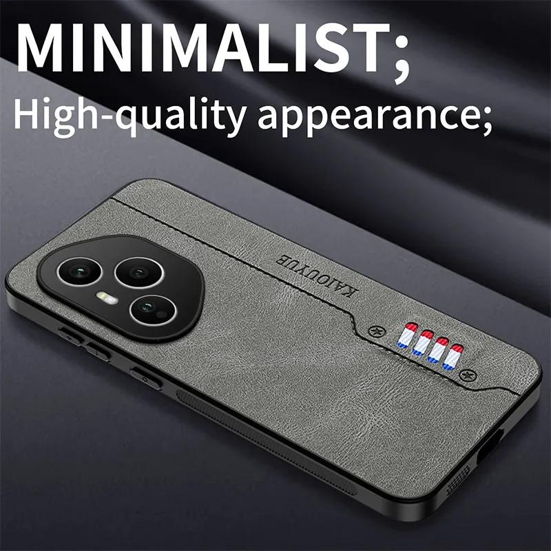 Case For Honor 400 Pro Luxury PU Leather Fall Prevention Protect Phone Back Cover For Honor 400Pro Shell Shockproof Bumper Funda