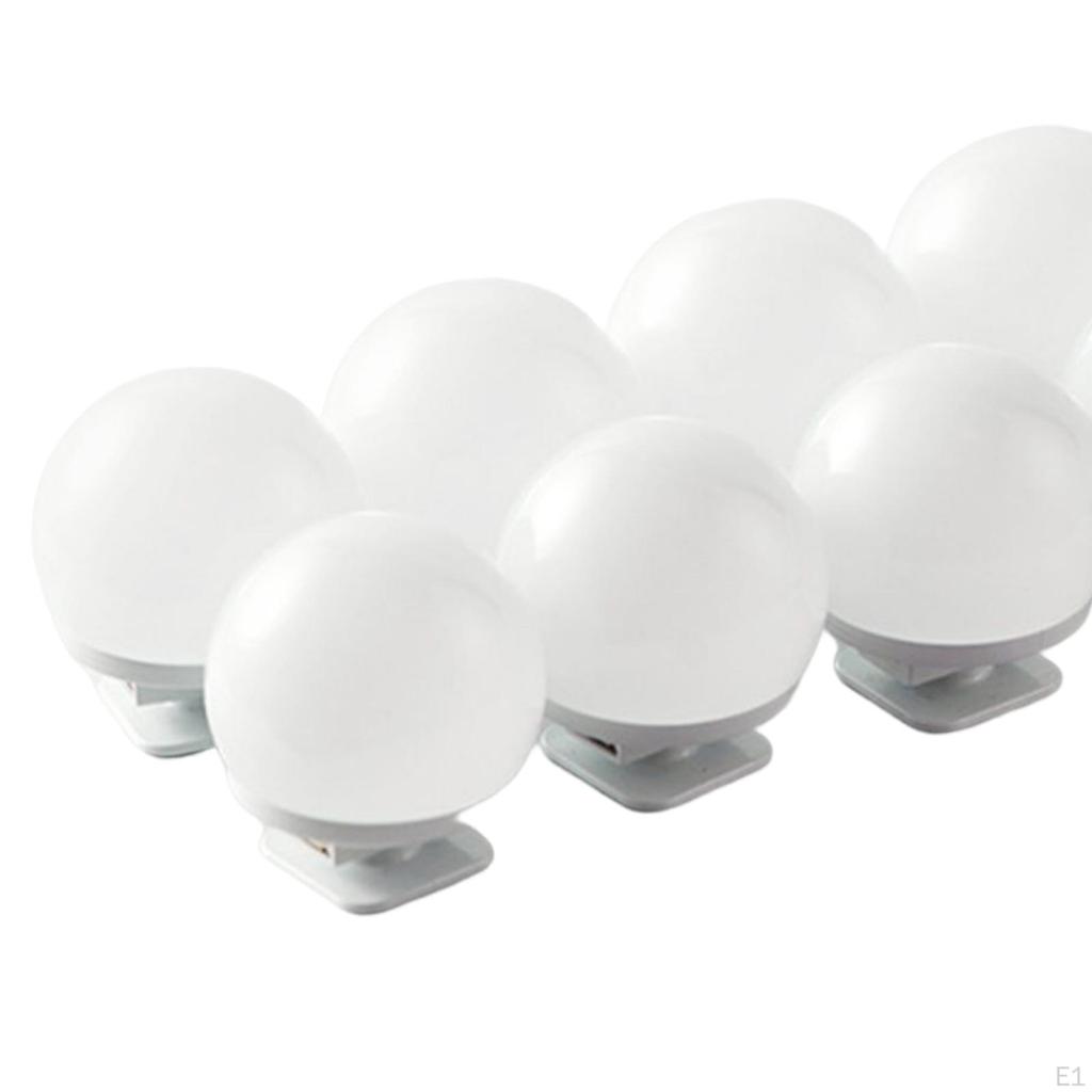 9 Brightness Level Vanity Bulbs, Simple Removable for Ladies Table Mirror Decoration