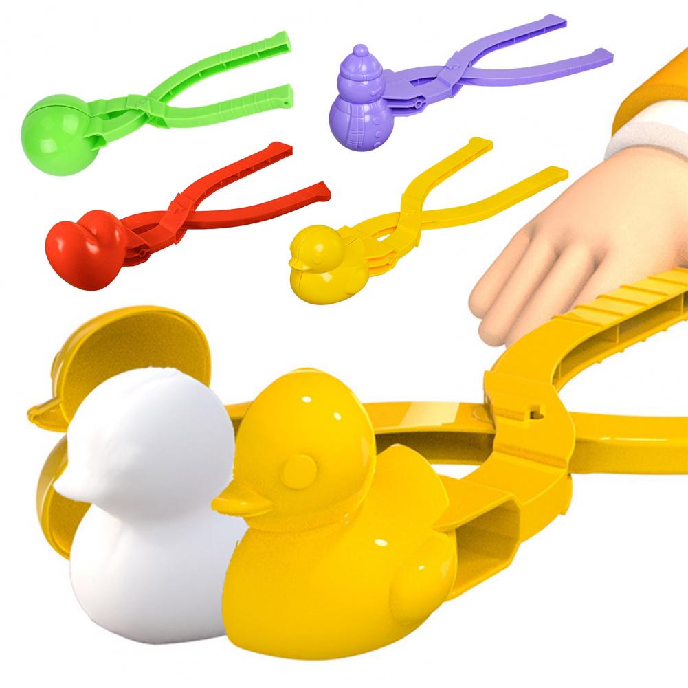 Snowball Maker For Kids Snowball Maker Tool With Handle For Kids Plastic Snow Ball Claw Toy Outdoor Indoor Winter Fun Snowball