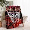 basketball Theme Printed Blanket - Perfect for Couch, Bed, Travel & Outdoor Use | Machine Washable, Cozy & Durable.