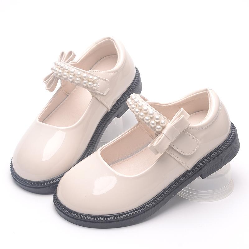 Mary Jane children's princess shoes, black girls' leather shoes, autumn British style school student performance soft-soled children's shoes
