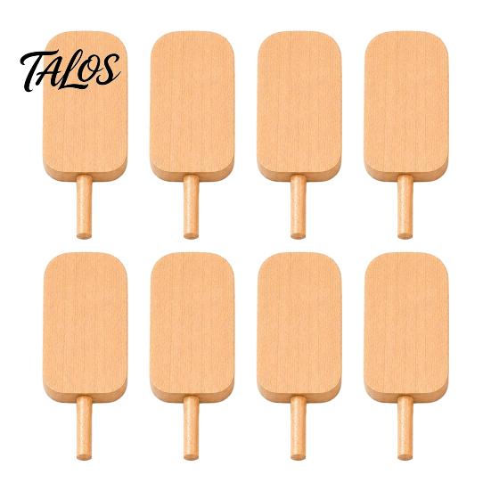 Painting Supplies Unfinished Wood Popsicle, Summer Ice Cream Shaped Wooden Shapes Paint Craft for DIY Projects Home Decoration Holiday Crafts