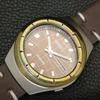 AUTOMATIC VINTAGE SEIKO JAPAN 7009A MENS BROWN COLOR DIAL WATCH A702356-5 R124-a702356
