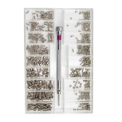 500 pezzi 18 tipi mini viti dadi kit fai da te computer portatile assemblaggio riparazione viti set di fissaggio per la riparazione di occhiali da sole telefono