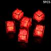 5/10pcs Led Ice Cube Waterproof Multicolor Flashing Glow in The Dark Ice Cube for Wedding Party Wine Bar Drinking Decoration