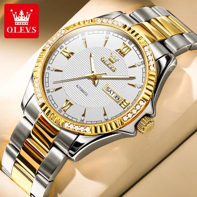 Neue Top-Herrenuhr mit eingelegtem Doppelkalender, mechanische Herrenuhr, High-End-Uhr