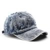 Cotton Denim Baseball Cap With Curved Brim Waterproof Breathable Sun Hat For Outdoor Activities