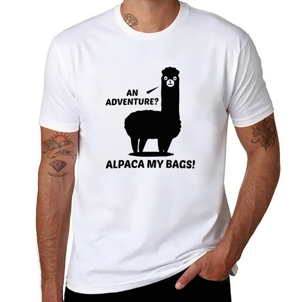 Alpaca My Bags TShirt Casual Light Summer Short Sleeve Top