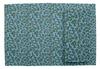 S4Sassy Blue Rose Leaves Printed Dining Room Reversible Tablemats With Napkins