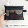Portable Nylon Mesh Mini Makeup Bag - Small Transparent Touch-up Storage for Lipstick and Essentials