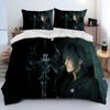 Final Fantasy Series Games Cartoon Comforter Bedding Set,Duvet Cover Bed Set Quilt Cover Pillowcase,king Queen Size Bedding Set Tool