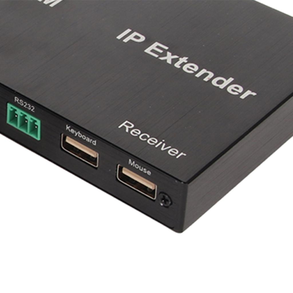 Ekstender KVM USB 4K przy 60Hz Interfejs Multimedialny HD 2.0 Ekstender przez CAT6 CAT7 dla Myszy Klawiatury