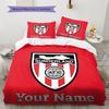 Sunderland A.F Custom Name Pattern Bedding,Quilt Set Quilt Cover Pillowcase Home Birthday Gift(1 * duvet cover + 2 * pillowcase, without core)