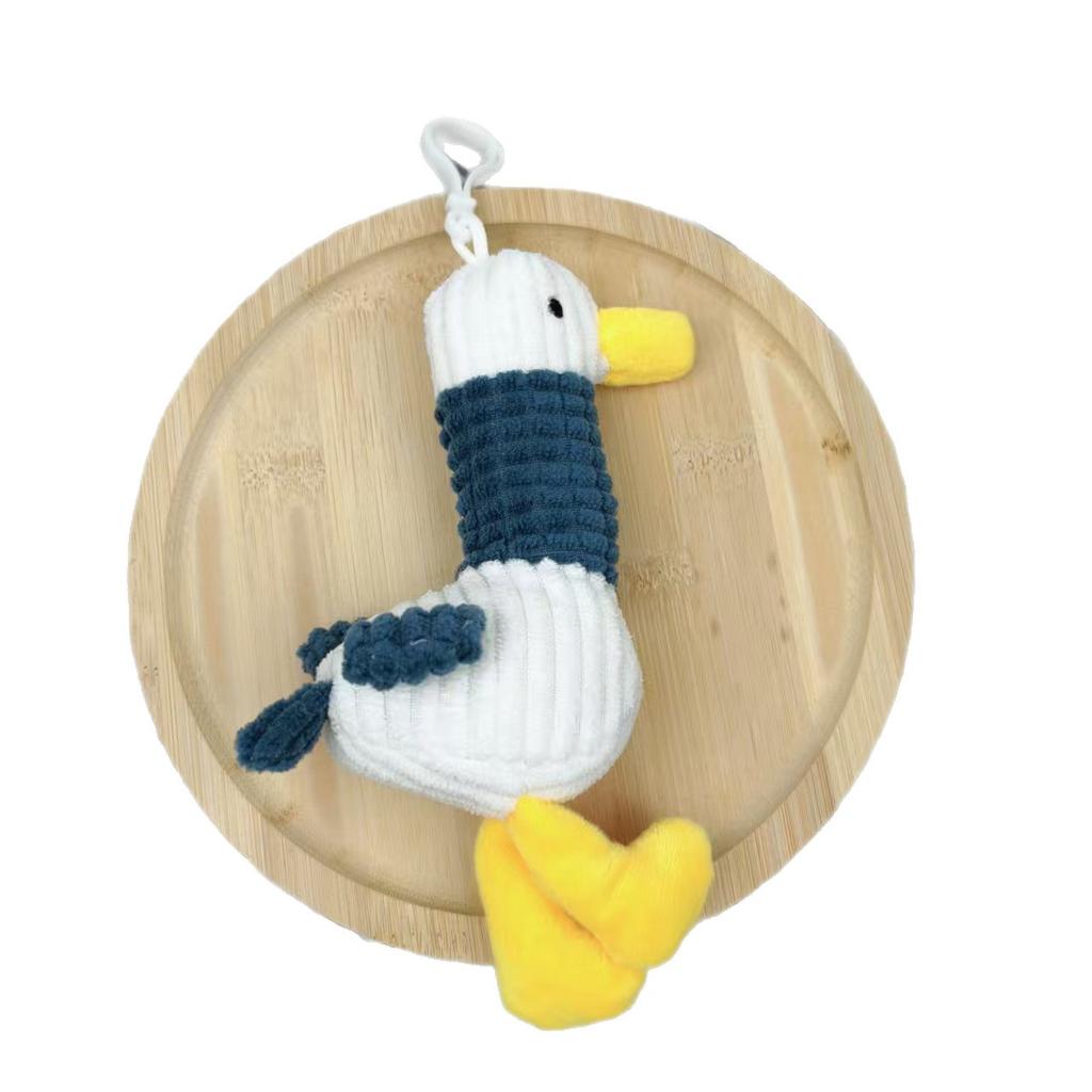Plush Cute Doll Keychain Pendant Little Seagull Ugly Cute Doll Backpack Pendant Hanging Decoration