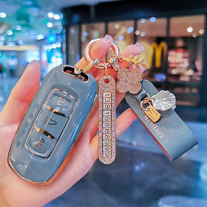 Styling Mouldings New TPU Car Remote Key Case Cover Protect Shell Bag For Geely Atlas Pro Tugella Boyue 2020 Azkarra FY11 Emgran