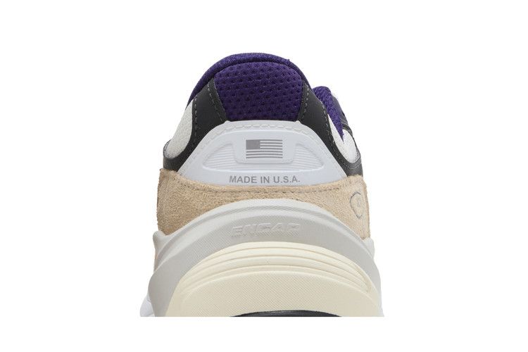 New Balance 990v6 MiUSA Teddy Santis White Black Plum