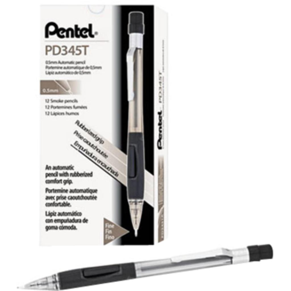 Pentel Quicker Clicker Side-Click Mechanical Pencil 0.5mm Transparent Black (Japan Domestic Version)