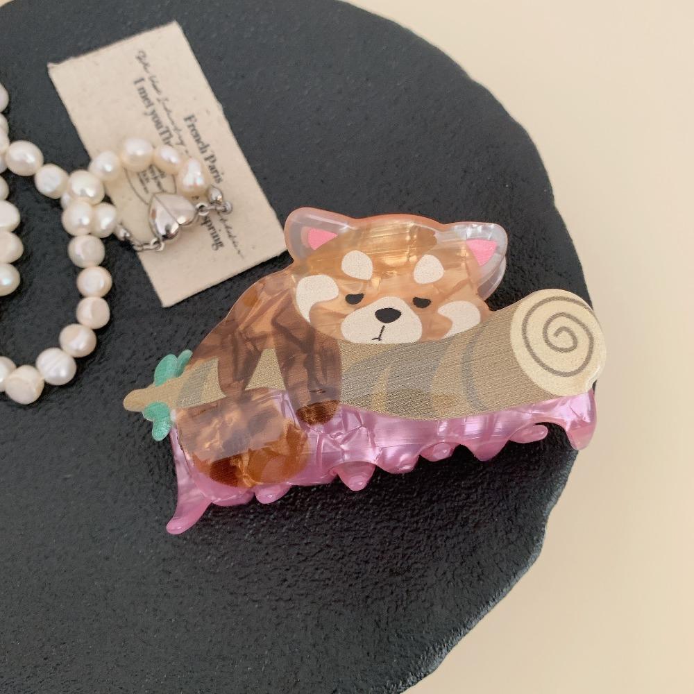 Funny Acrylic Koala Hair Claw Bear Sea Creature Animal Hair Clip Cartoon Hair Accessories Big Shark Clip Female
