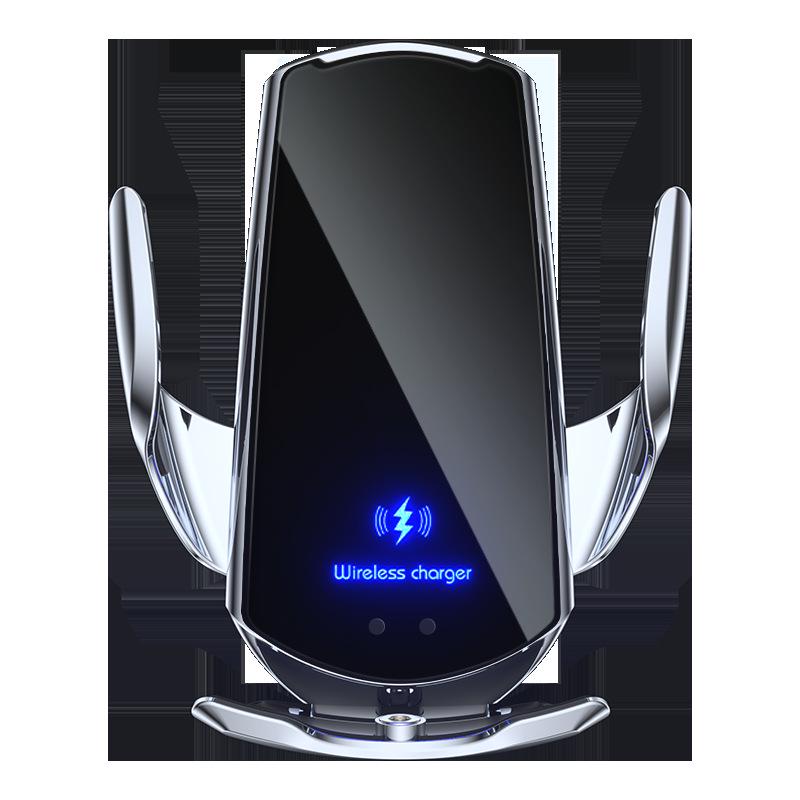 Q3 Wireless Car Charger Mount: 15W Automatic Clamping Phone Holder for Navigation