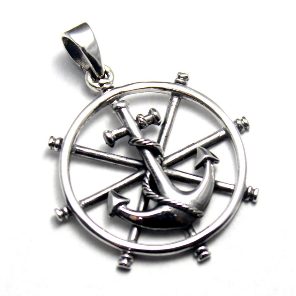 Anchor, Fouled Anchor, Anchor, Silver 925 Pendant, Pendant Top