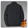 Waterproof Warm Business Solid Winter  Men Casual Hick Stand Collar Jacket Plus Size