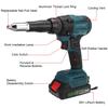 88VF Cordless Rivet Nut Gun Brushess Electric Rivet Gun Drill Insert Riveting Tool with LED Light